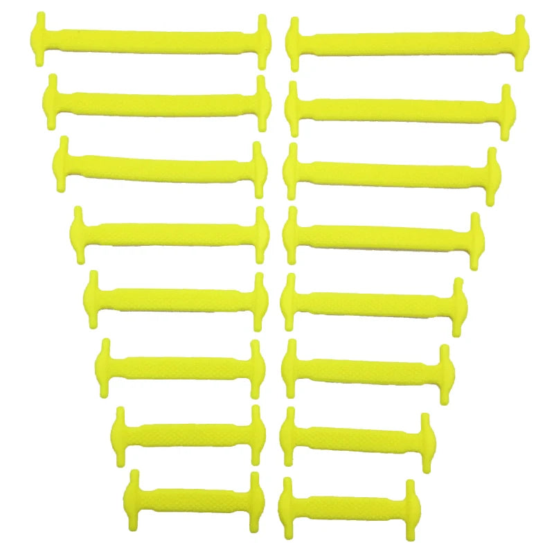 No Tie Shoelaces Silicone Elastic Laces for Easy Slip-On Shoes