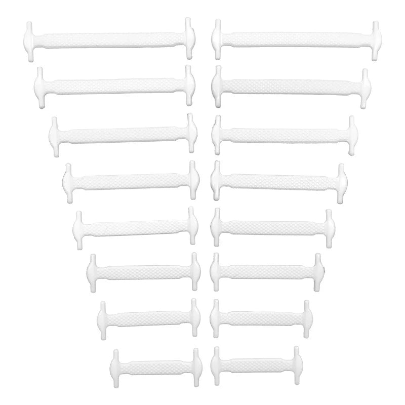 No Tie Shoelaces Silicone Elastic Laces for Easy Slip-On Shoes