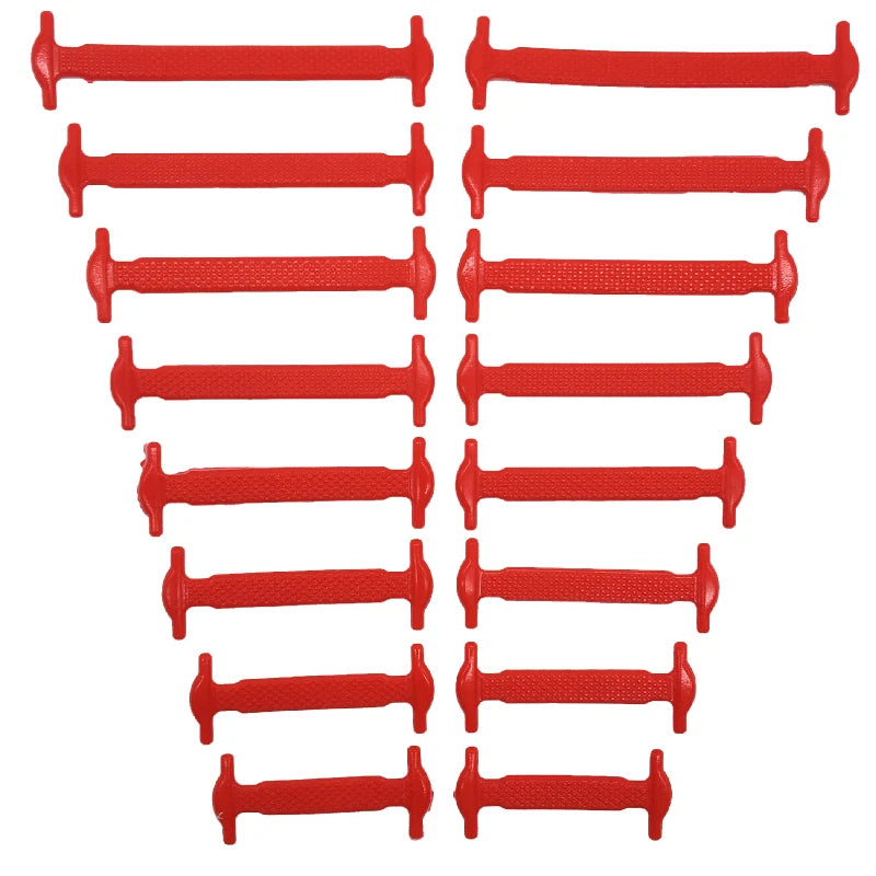 No Tie Shoelaces Silicone Elastic Laces for Easy Slip-On Shoes