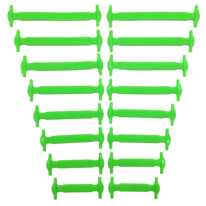 No Tie Shoelaces Silicone Elastic Laces for Easy Slip-On Shoes
