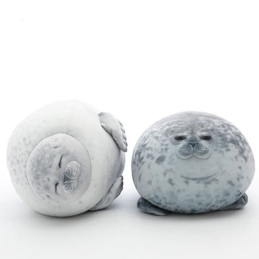 Seal Plush Pillow, Soft Sea Lion Stuffed Animal 20-60cm