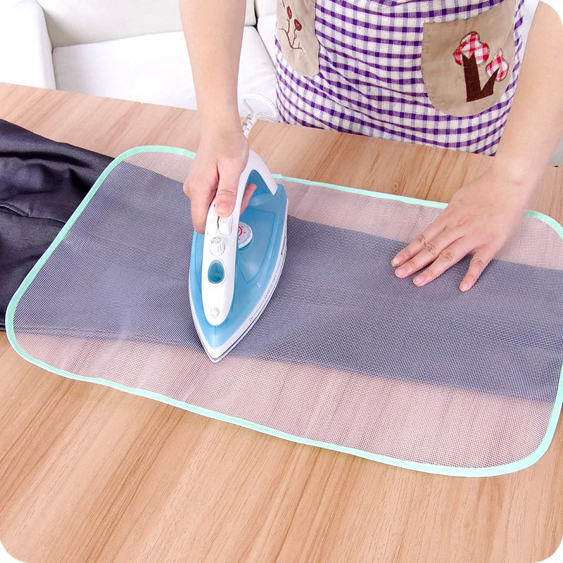 Ironing Press Cloth – Heat Resistant Mesh Fabric Protection Pad
