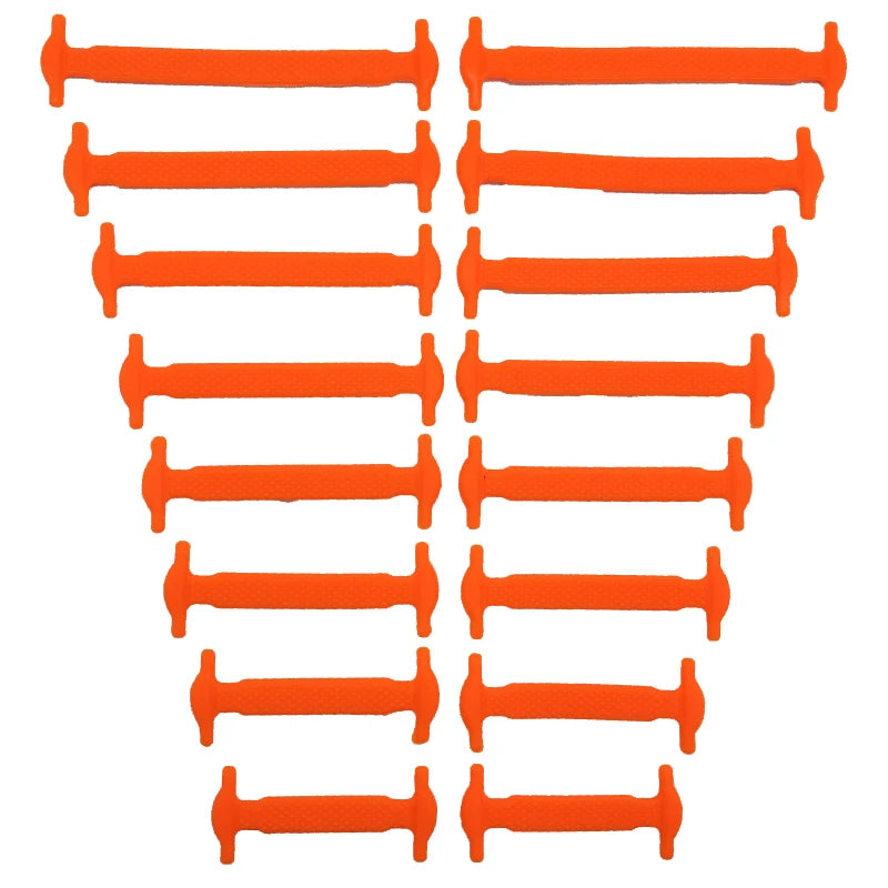 No Tie Shoelaces Silicone Elastic Laces for Easy Slip-On Shoes