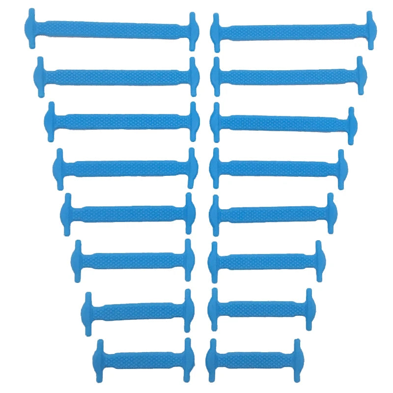 No Tie Shoelaces Silicone Elastic Laces for Easy Slip-On Shoes