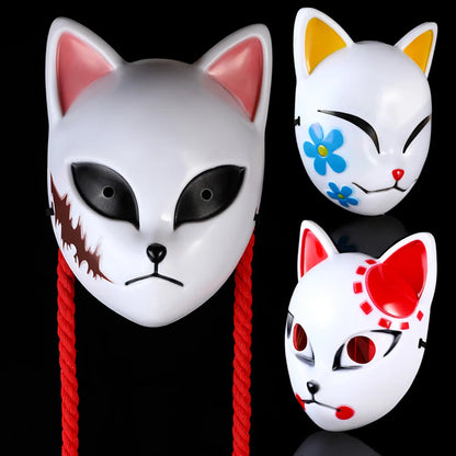 Anime Fox Mask – Japanese Style Plastic Cosplay Costume Mask