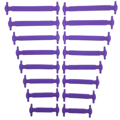 No Tie Shoelaces Silicone Elastic Laces for Easy Slip-On Shoes