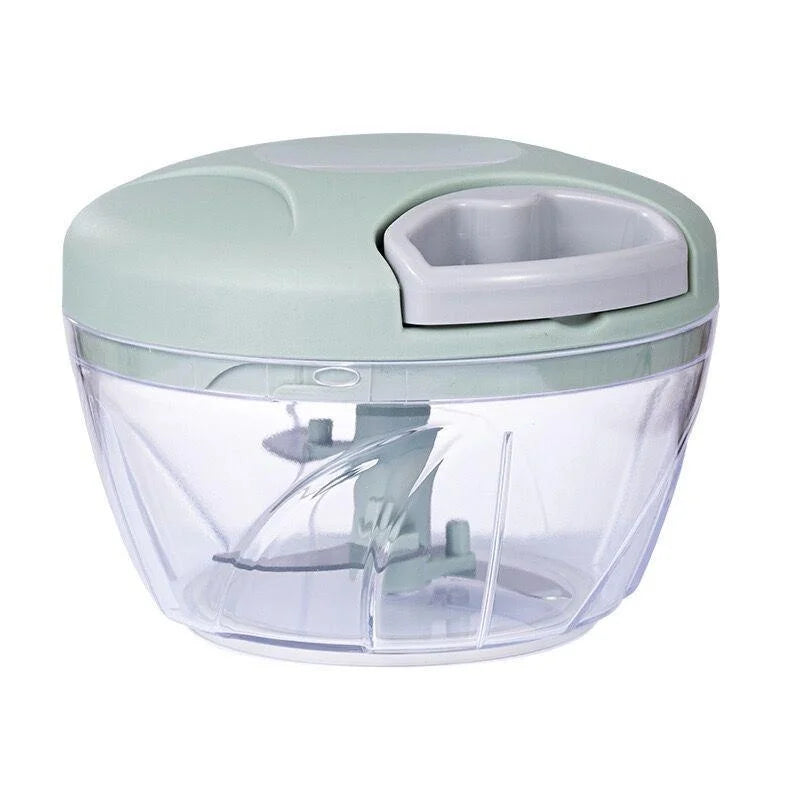 Manual Garlic Chopper – 500/900ml Hand Pull Food Mincer