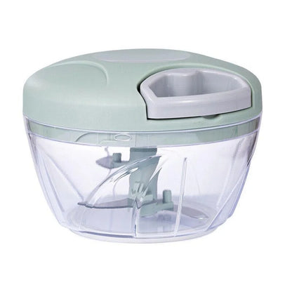 Manual Garlic Chopper – 500/900ml Hand Pull Food Mincer