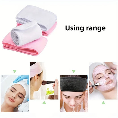 Adjustable Spa Headband for Makeup, Face Wash, Yoga & Shower