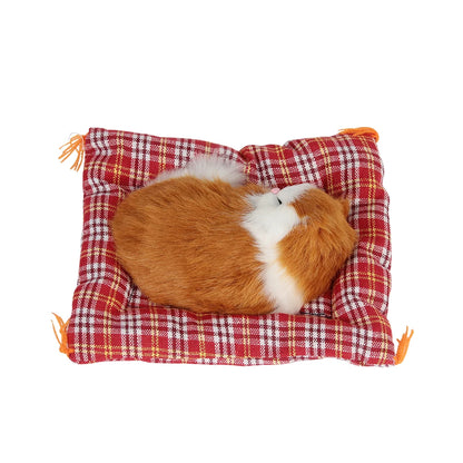 Plush Cat Car Ornament Cute Sleeping Kitten Dashboard Decoration