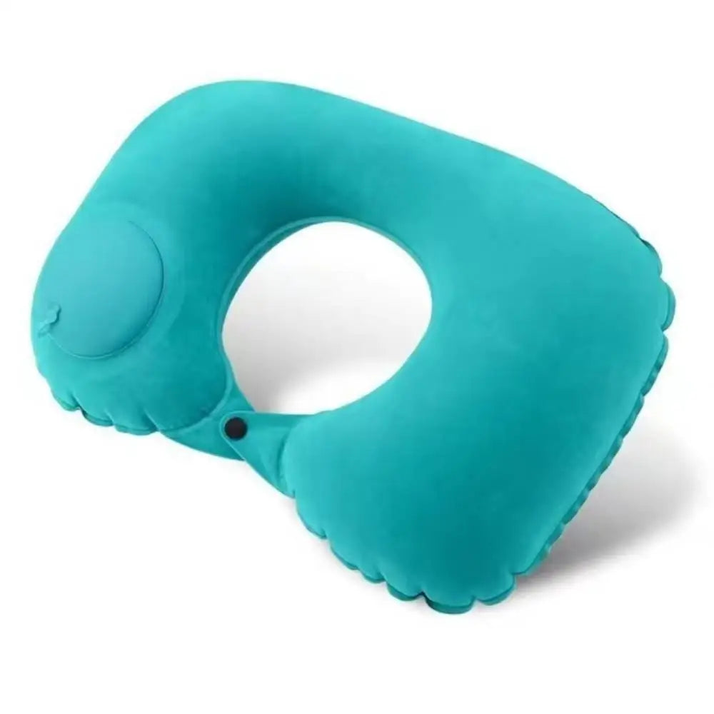 Inflatable Neck Pillow – Portable U-Shaped Travel Pillow for Flights