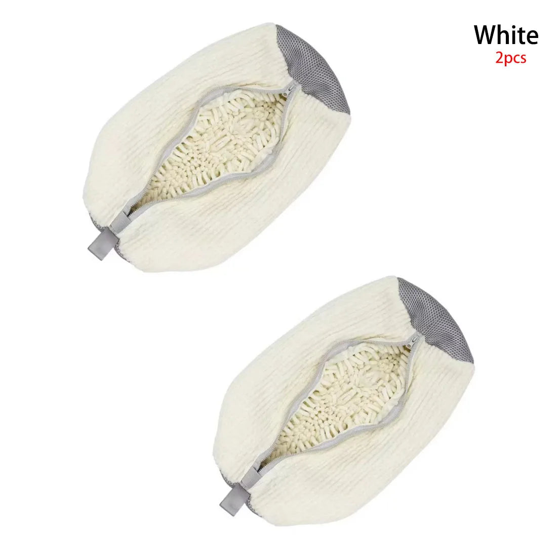 Shoe Washing Bag with Fluffy Fiber for Machine Cleaning