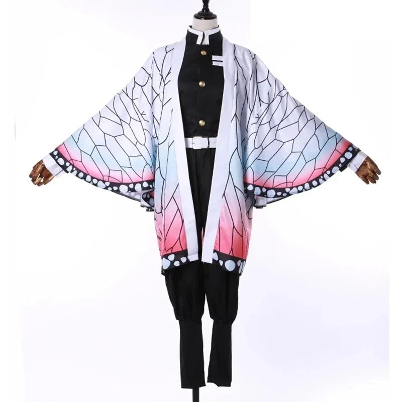 Women’s Anime Cosplay Costume – Kimono-Inspired Top & Pants Set