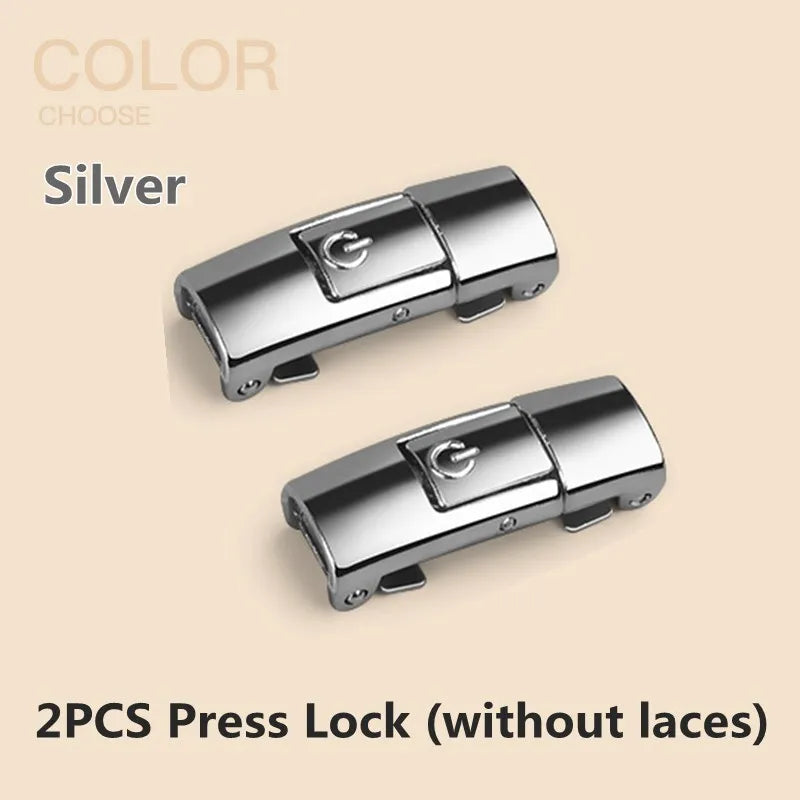 No Tie Shoe Laces with Press Lock for Kids and Adults