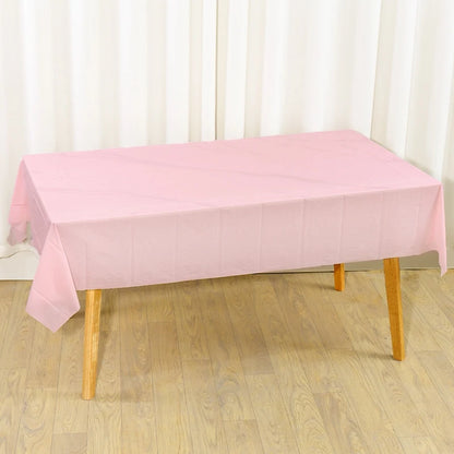 Disposable Plastic Tablecloth 137×183cm Rectangle Table Cover