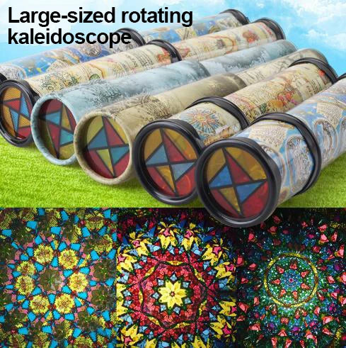 Kids Kaleidoscope Retractable Colorful Educational Optical Toy