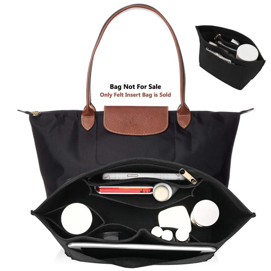 Felt Purse Organizer, Handbag Insert with Multiple Pockets