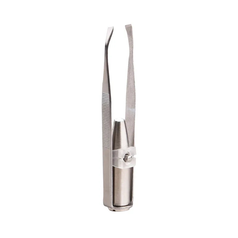 LED Eyebrow Tweezer – Lighted Stainless Steel Precision Tweezers
