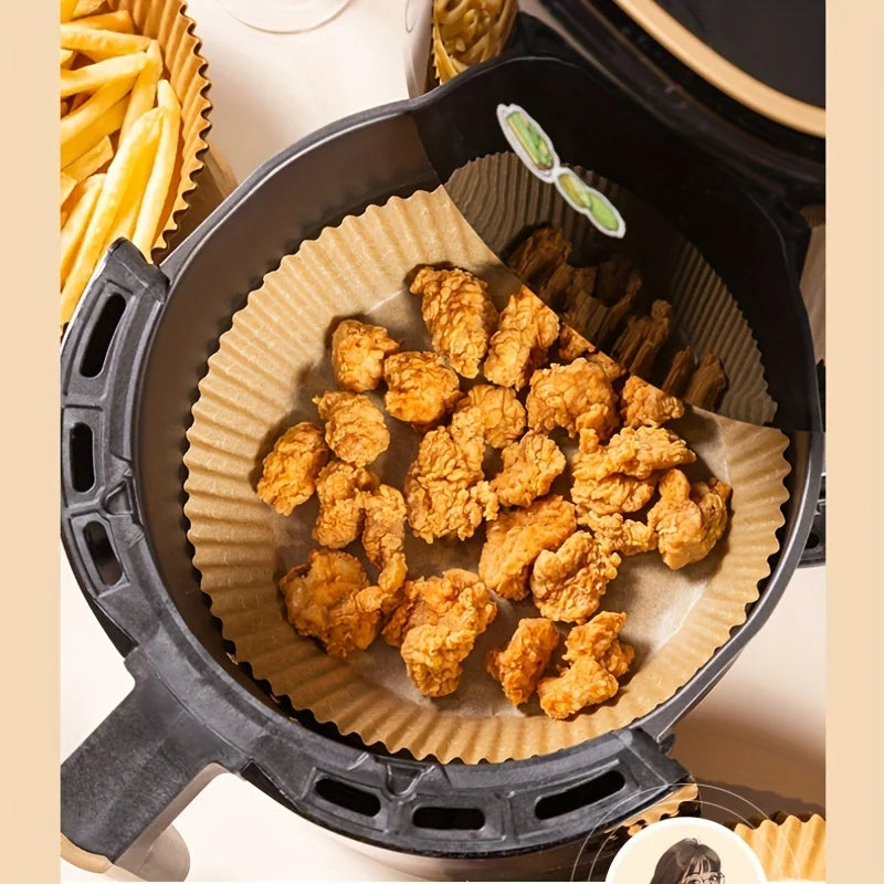 Air Fryer Paper Liners Disposable Non Stick Parchment Baking Sheets
