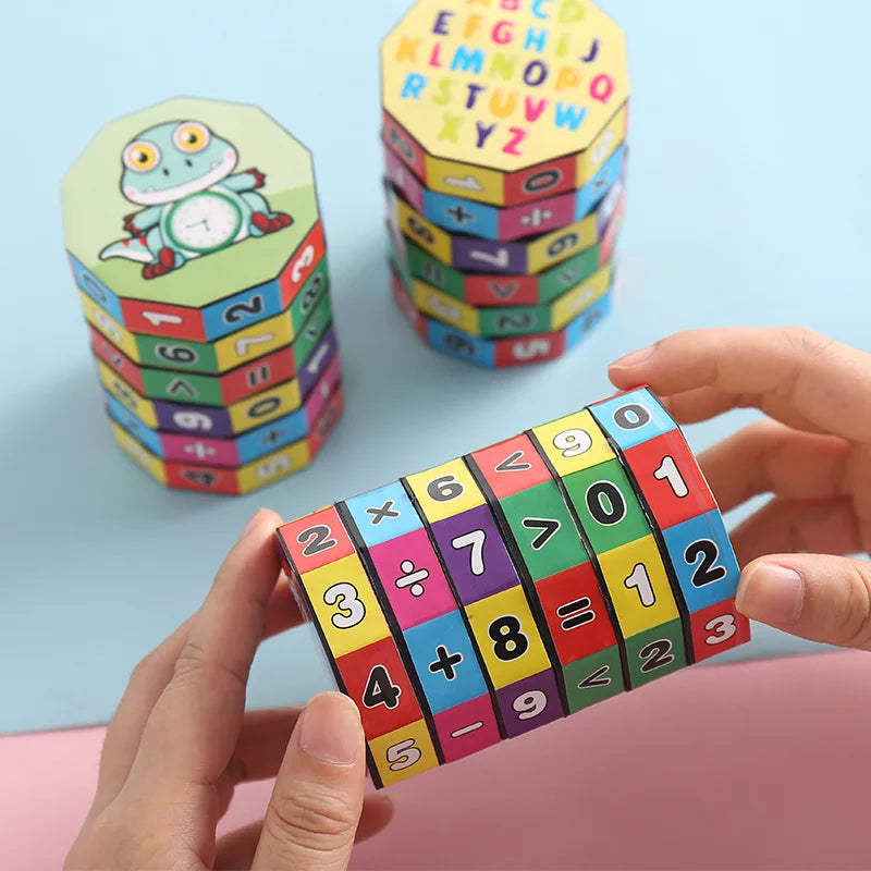 Math Learning Cube for Kids – Arithmetic Counting Educational Toy