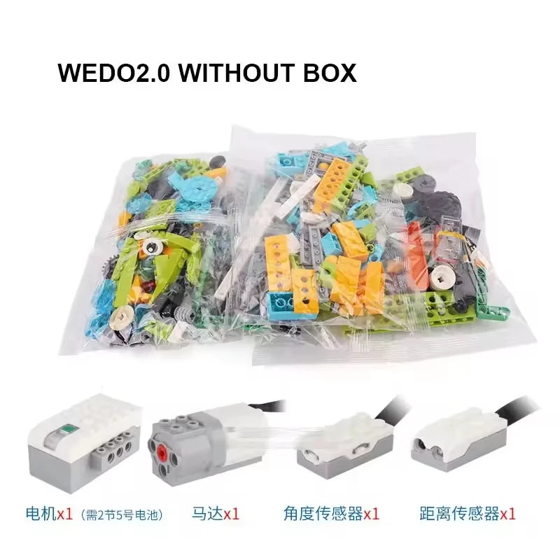 NEW WeDo 2.0 Robotics Construction Set Building Blocks Wedo 2.0 Educational DIY toys