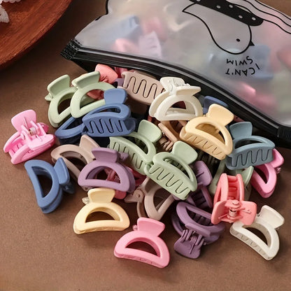 Matte Hair Claw Clips for Women – 20 Piece Candy Color Set