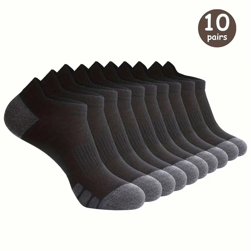 10 Pairs Women's Breathable Casual Socks for Everyday & Outdoor Wear