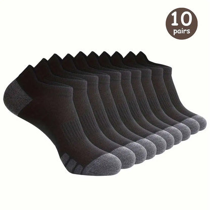 10 Pairs Women's Breathable Casual Socks for Everyday & Outdoor Wear