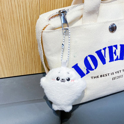 Seal Plush Keychain – Mini Animal Bag Charm and Plush Pendant