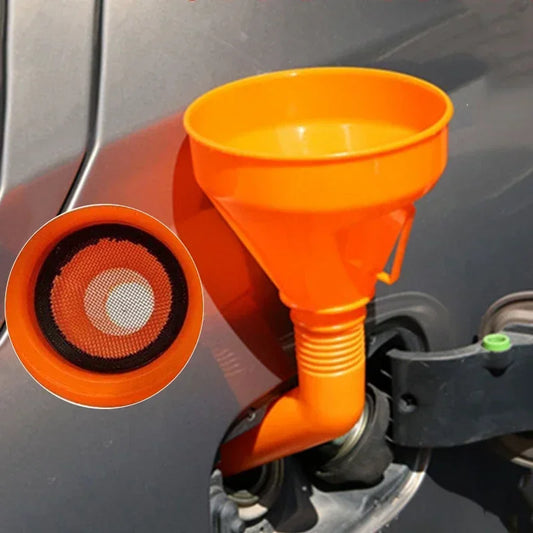 Engine Oil Funnel with Filter for Cars and Motorcycles