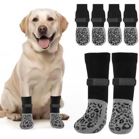 Dog Paw Protectors – Anti-Slip Boots with Traction