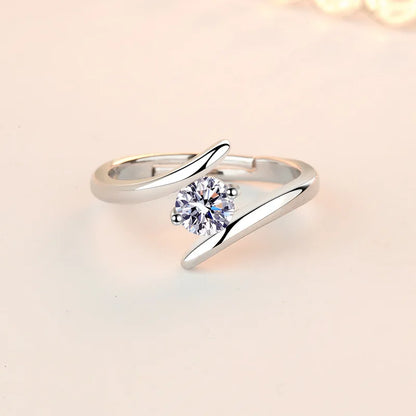 925 Sterling Silver Ring with Zircon for Women