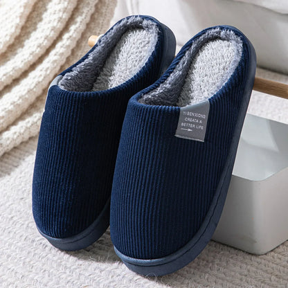 Plush House Slippers Warm Non Slip Indoor Shoes