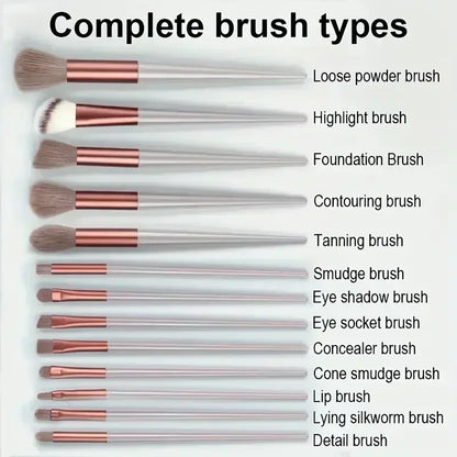 Makeup Brush Set, Soft Foundation, Eyeshadow & Blending Brushes