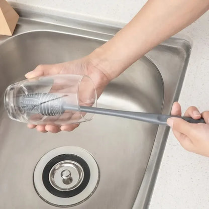 Silicone Bottle Brush – Long Handle Cup Cleaning Tool