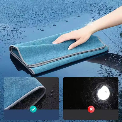 Microfiber Car Cleaning Towel Soft Double Layer Drying Cloth