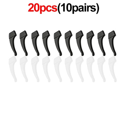 Silicone Glasses Ear Hooks Anti-Slip Eyewear Holders 1 Pair
