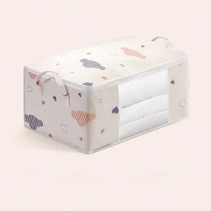 Quilt Storage Bag – Large Clothes Organizer for Home Storage