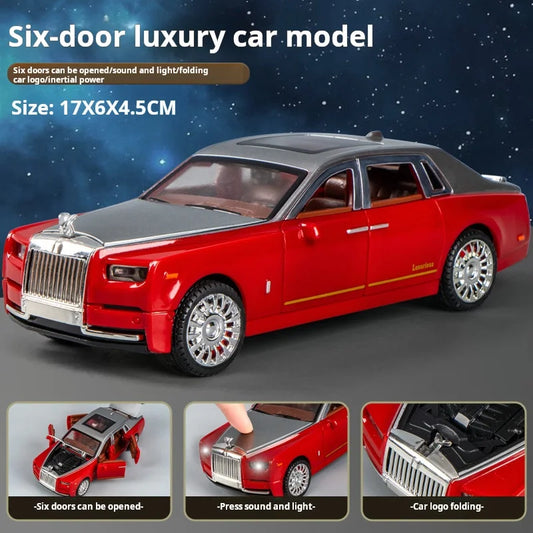 Simulation Rolls-Royce Phantom Model Car Model Ornaments Luxury Car Sedan Toy Car Collection