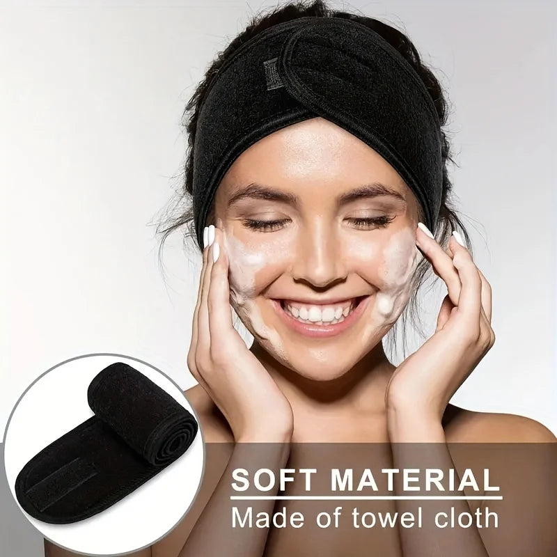 Adjustable Spa Headband for Makeup, Face Wash, Yoga & Shower