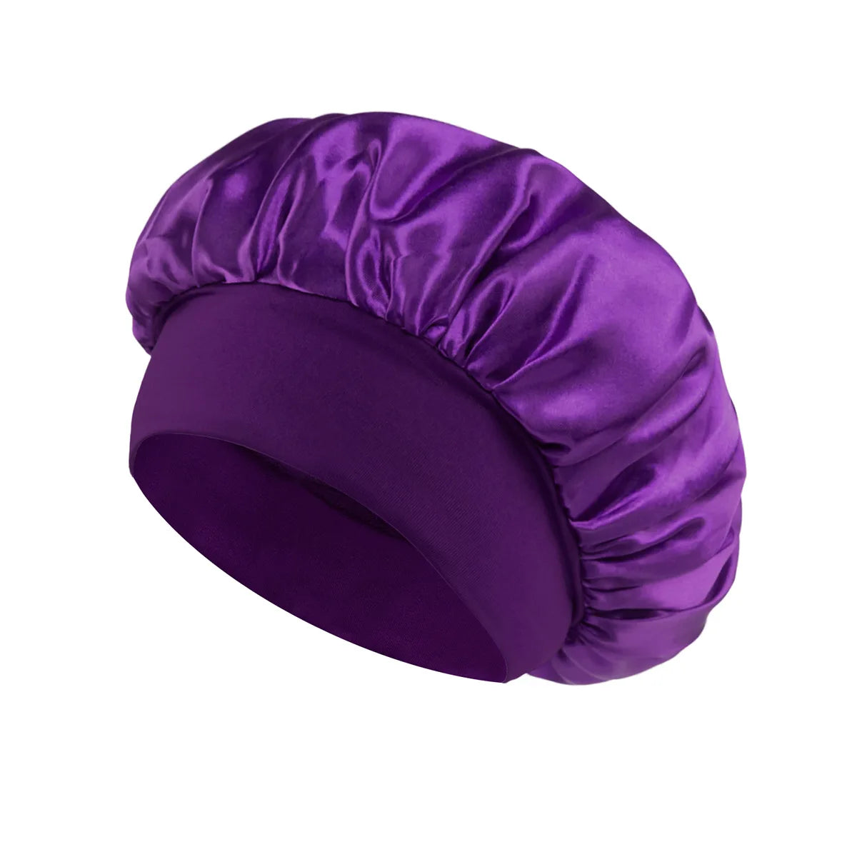 Satin Hair Bonnet for Sleeping – Large Silk Lined Hair Wrap Cap