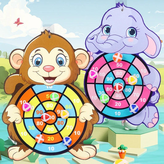 Kids Dart Board Game – Sticky Ball Target Throwing Game