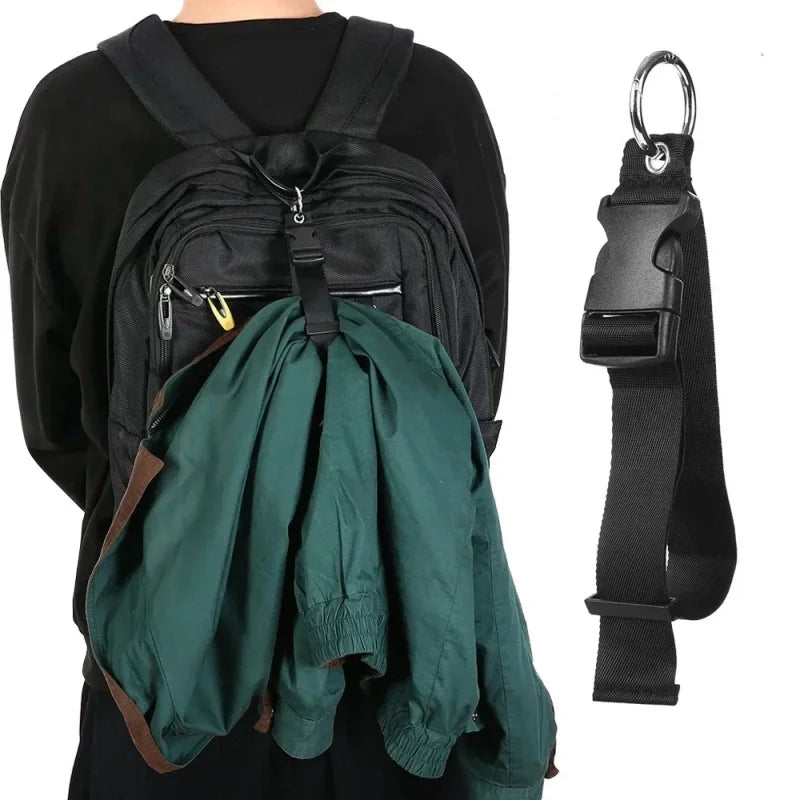 Luggage Backpack Strap with Release Buckle and Add-A-Bag Holder