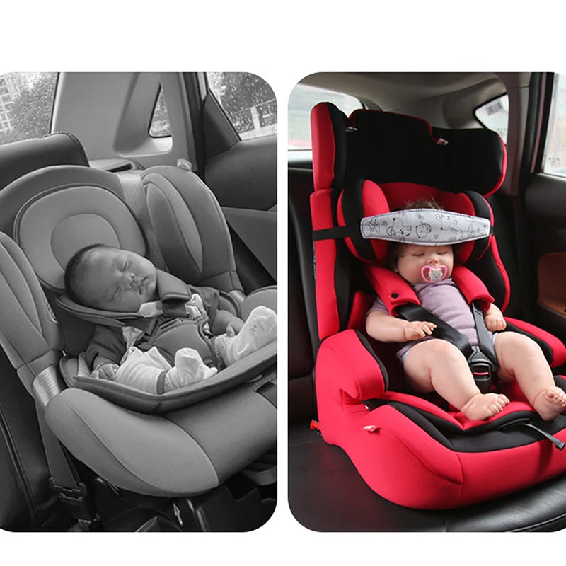 Baby Car Seat Head Support – Adjustable Stroller Belt