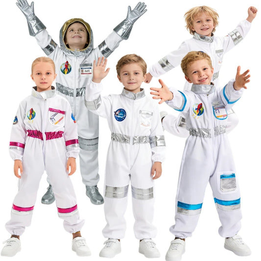 Astronaut Costume – Kids Space Jumpsuit for Halloween & Parties