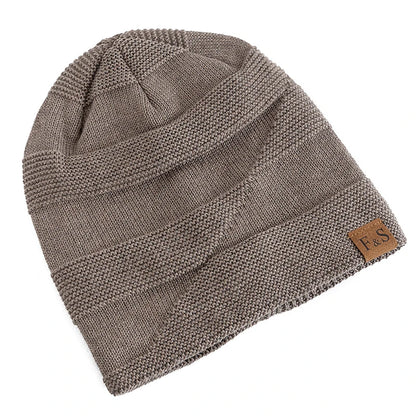 Winter Beanie Hat – Fur Lined Slouchy Knit Cap for Men & Women