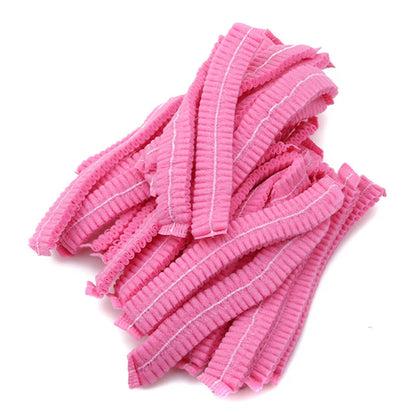 Disposable Shower Caps – 100 Pack Elastic Hair Covers