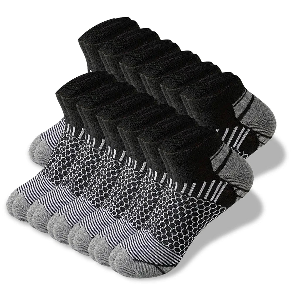 Men's Low Cut Socks – Comfortable Casual Socks, 6 or 12 Pairs
