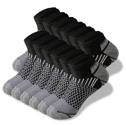 Men's Low Cut Socks – Comfortable Casual Socks, 6 or 12 Pairs