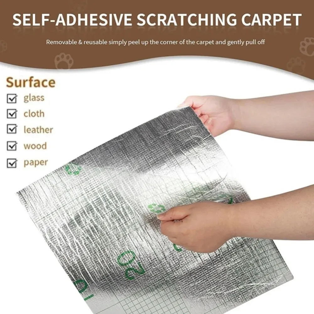 Cat Scratching Mat – Self-Adhesive Sofa & Wall Scratch Pad